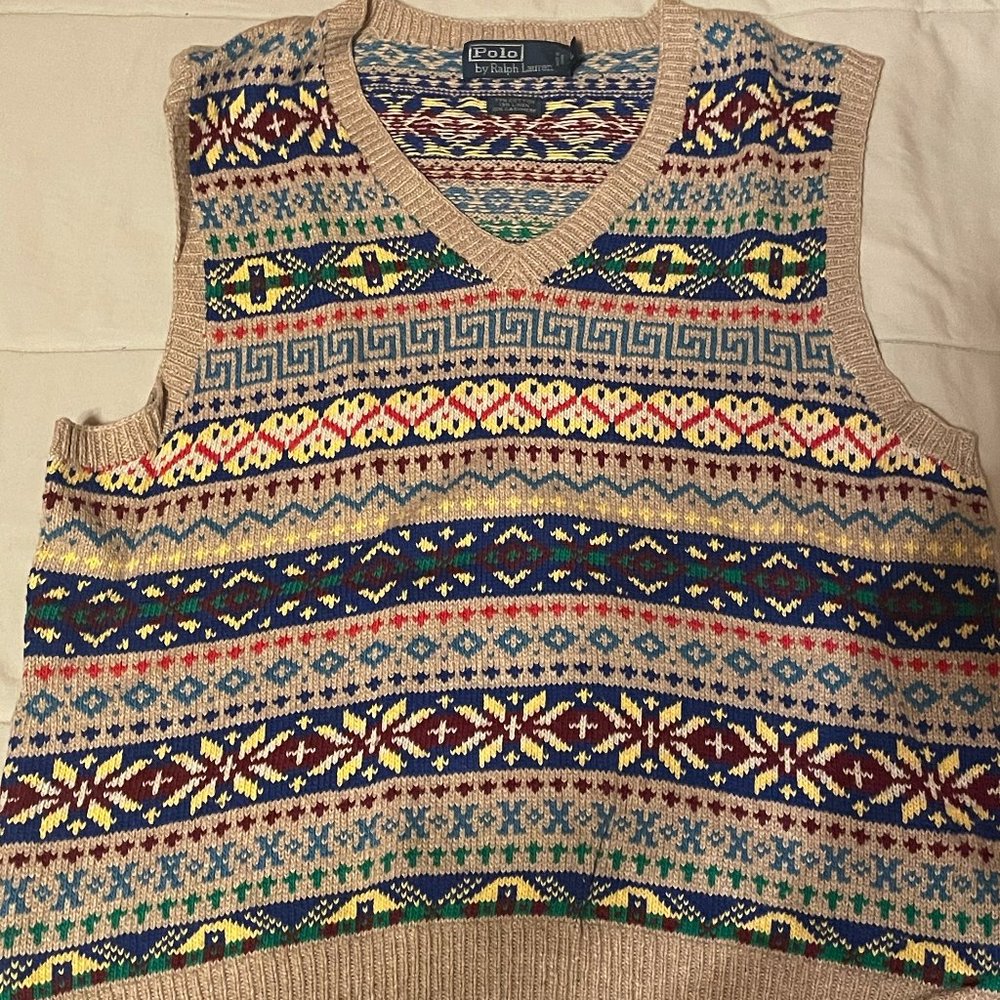 Ralph Lauren Fair Isle Sweater Vest